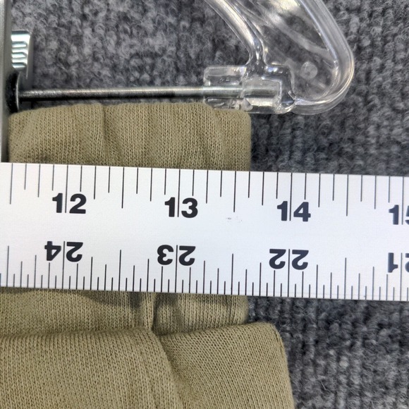 H&M Women's Regular Fit Cut Off Sweat Shorts Green Size Small Cotton Blend - Picture 8 of 11